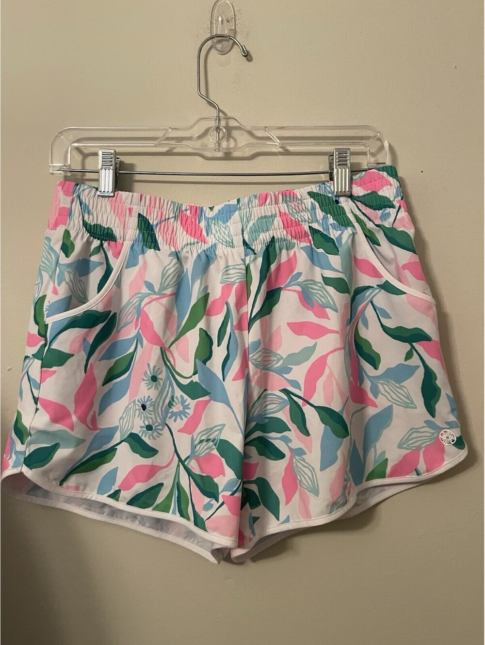 Lilly Pulitzer Backcourt Short UPF 50+ Small S Luxletic 4” Resort Botanical